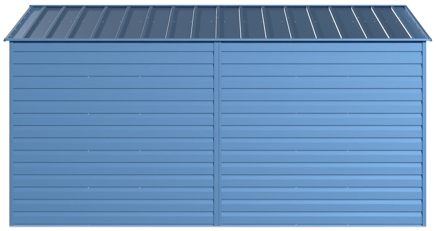Arrow Select Steel Storage Shed, 10x14, Blue Grey