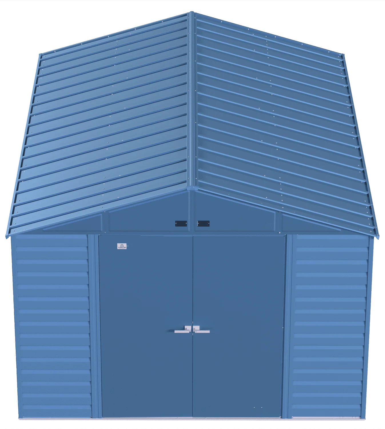 Arrow Select Steel Storage Shed, 10x14, Blue Grey
