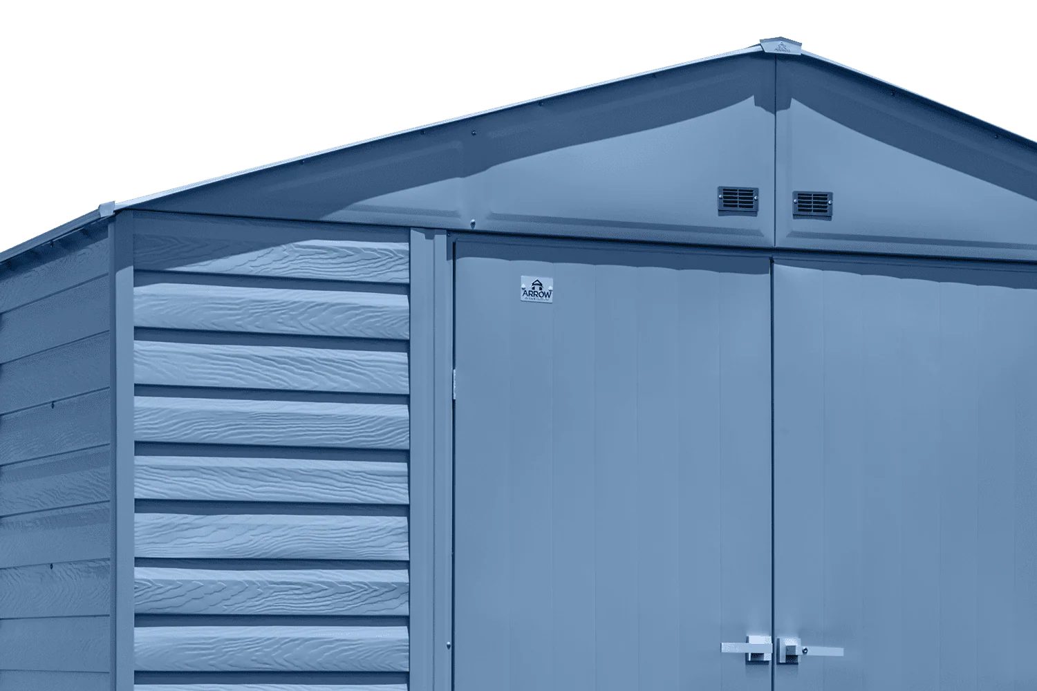 Arrow Select Steel Storage Shed, 10x14, Blue Grey