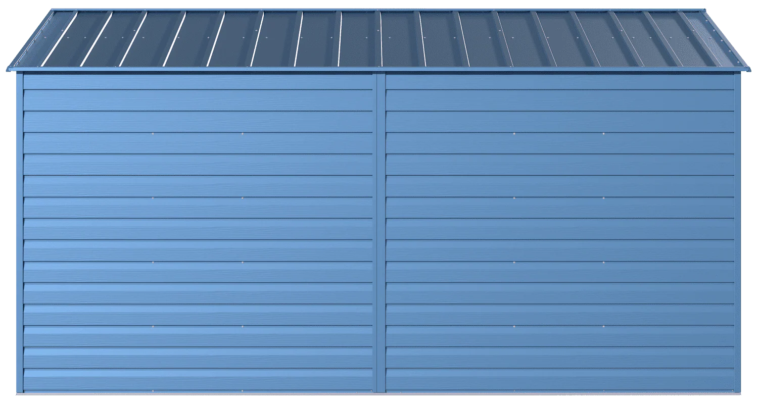 Arrow Select Steel Storage Shed, 10x14, Blue Grey